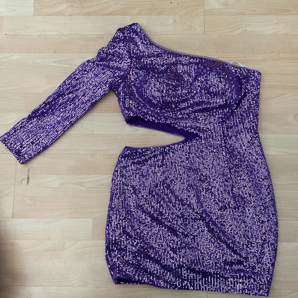 size 16 purple sequin dress